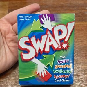 Swap! Card Game Patch Products 2002 Swift Swappin Switchin Slappin 2-10 Players